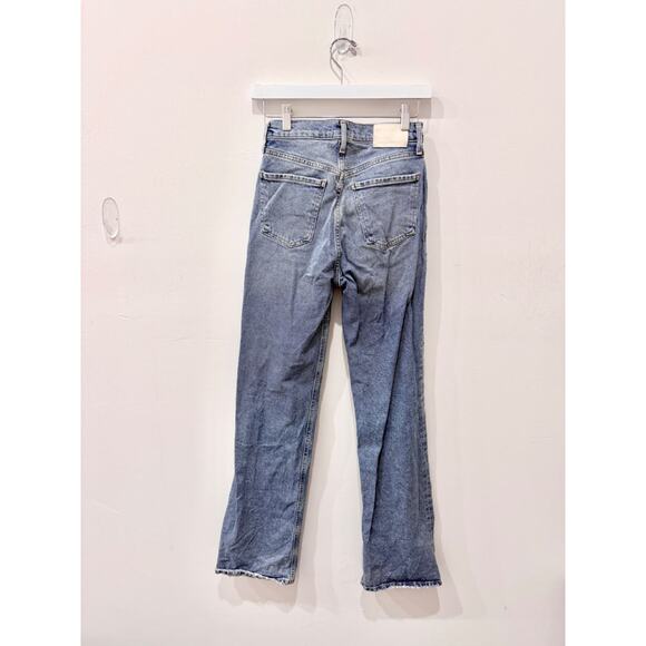 Citizens Of Humanity Vidia Mid Rise Bootcut Ankle Jeans Saga Blue Womens Size 24 - Picture 3 of 6